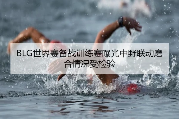 BLG世界赛备战训练赛曝光中野联动磨合情况受检验（WukongSports）